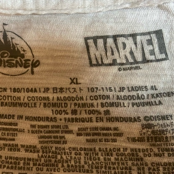 𝅺XL Captain Marvel Tee  T Shirt XL - Picture 3 of 3